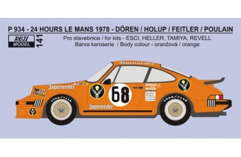 Decal - Porsche 934 - 24 hours Le Mans 1978 1/24